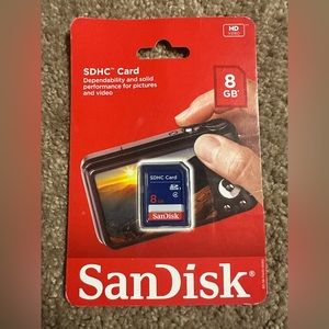 Brand new Sandisk Schc Memory Card (8gb)